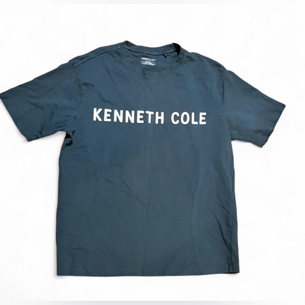 Kenneth Cole Men's S Green Oversized Short Sleeve Tee Basic
